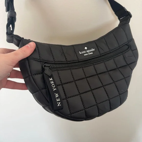 KATE SPADE Camden Quilted Large Sling Bag in Black - Picture 5 of 7